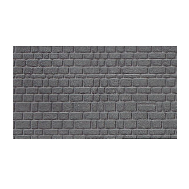 Mur pierre taillées irrégulières gris Weinert HO 34002-Maketis