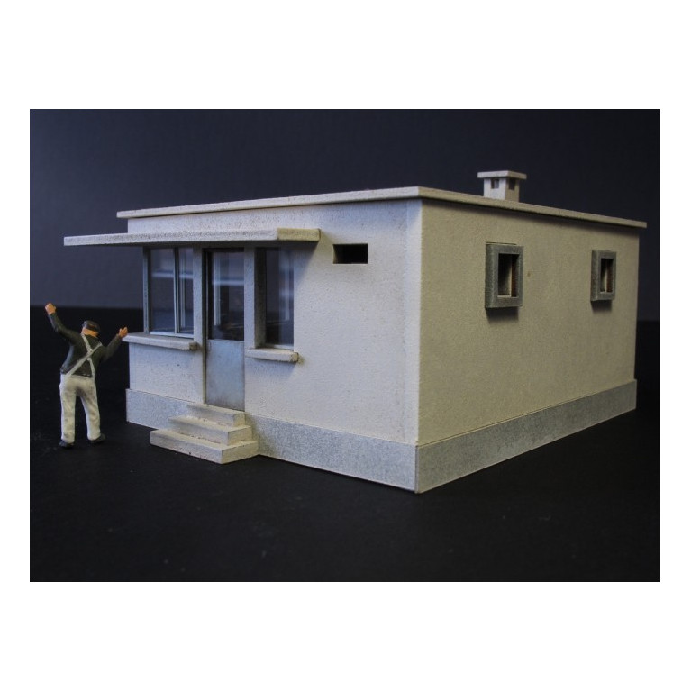 Cabine d'aiguillage HO (grande)  Cités Miniatures ED-026-2-HO - MAKETIS