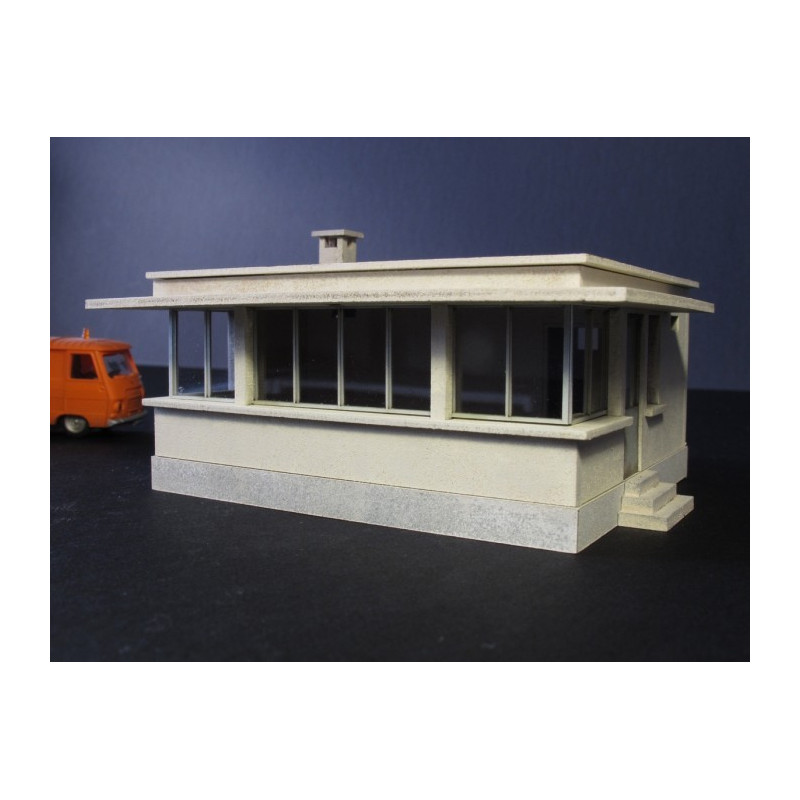 Cabine d'aiguillage HO (grande)  Cités Miniatures ED-026-2-HO - MAKETIS