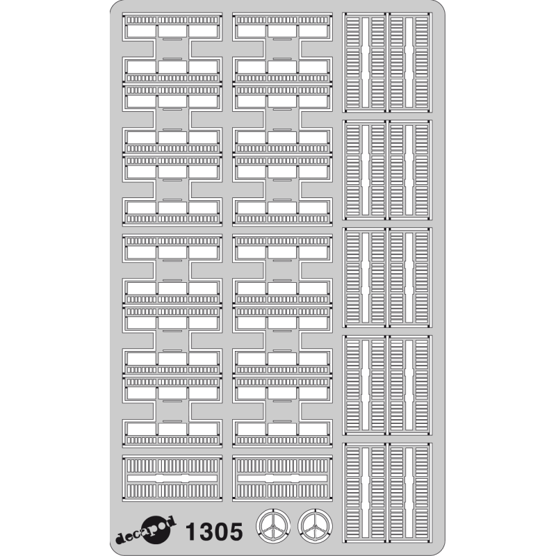 Porte-bagages pour VSE Roco HO Decapod 1305 - Maketis