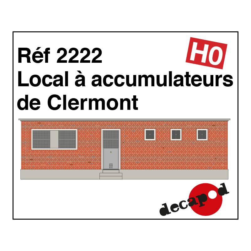 Akkumulatorraum in Clermont H0 2222 - Maketis