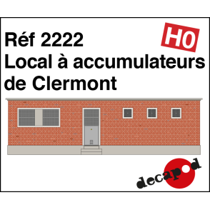 Local à accumulateurs de Clermont HO Decapod 2222 - Maketis