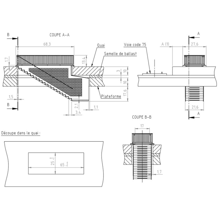 Unterirdische Abstiege H0 Decapod 2630 - Maketis