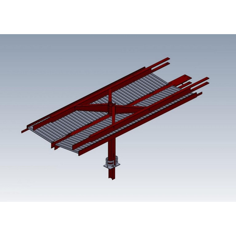 Abri parapluie moderne : 1 élément intermédiaire HO Decapod 2632 - Maketis