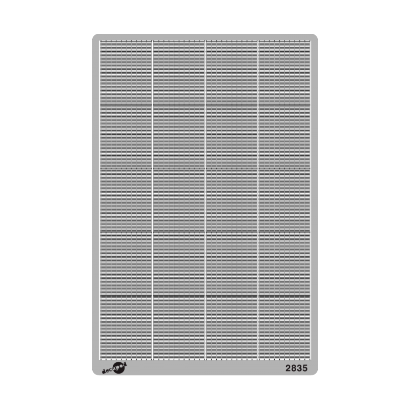 Modern fence 2m high H0 Decapod 2835 - Maketis