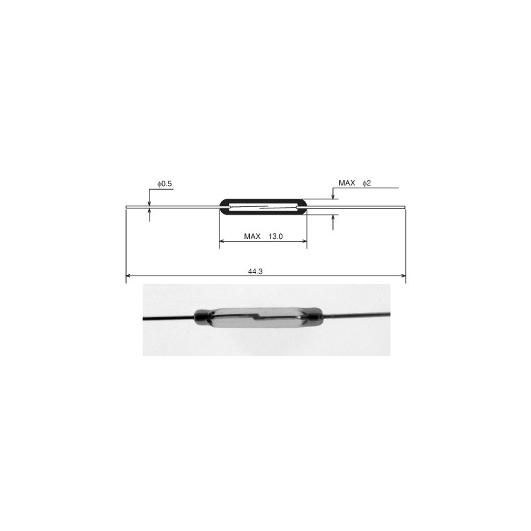 Interrupteur à lames souples REED ILS 13 mm (1 pièce)