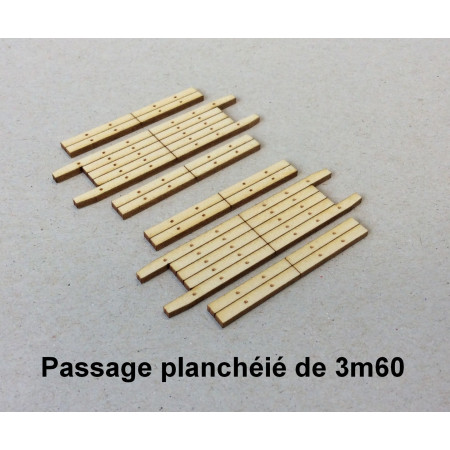 3m60 of Straight railway crossing floor H0 Decapod 3230 - Maketis