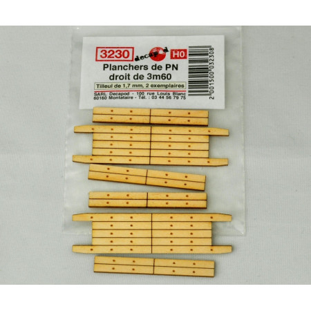 Plancher de PN droit de 3m60 HO Decapod 3230 - Maketis Plancher de PN droit de 3m60 HO Decapod 3230 - Maketis