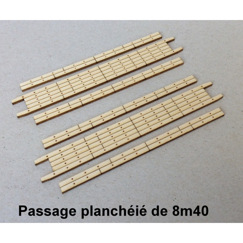 Gerade 8,4m Bahnübergangsböden H0 Decapod 3232 - Maketis