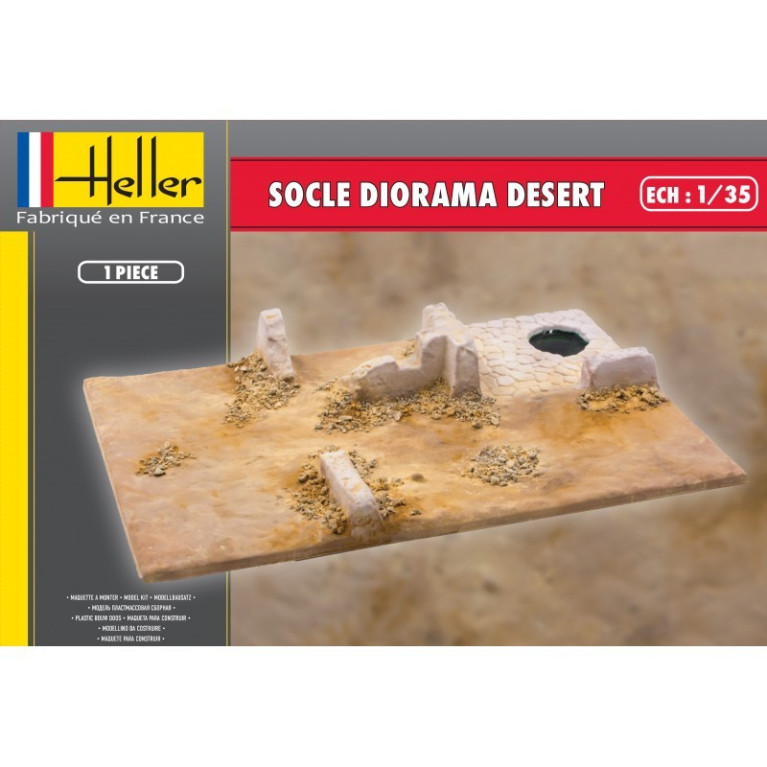 Socle Diorama DESERT 1/35 Heller 81255 - Maketis