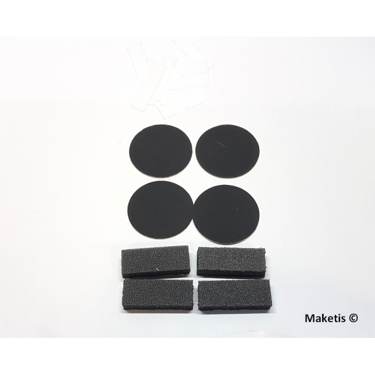 Tampons et disques de nettoyage pour Wagon Nettoyeur de voie - MABAR88250