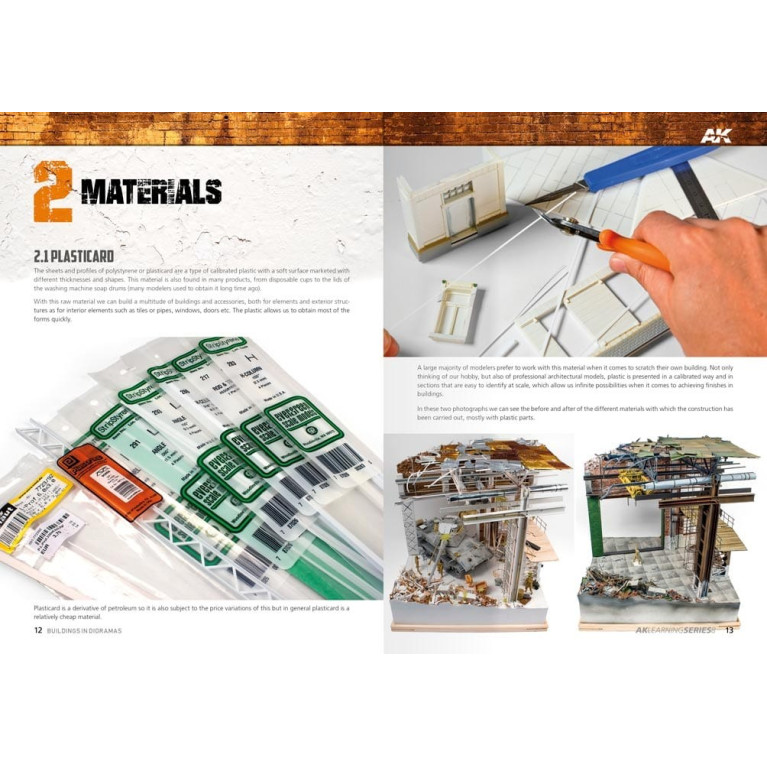 Guide n°9 AK Interactive "Faire des bâtiments" Version Anglaise AK-256 Guide n°9 AK Interactive "Faire des bâtiments" Version Anglaise AK-256
