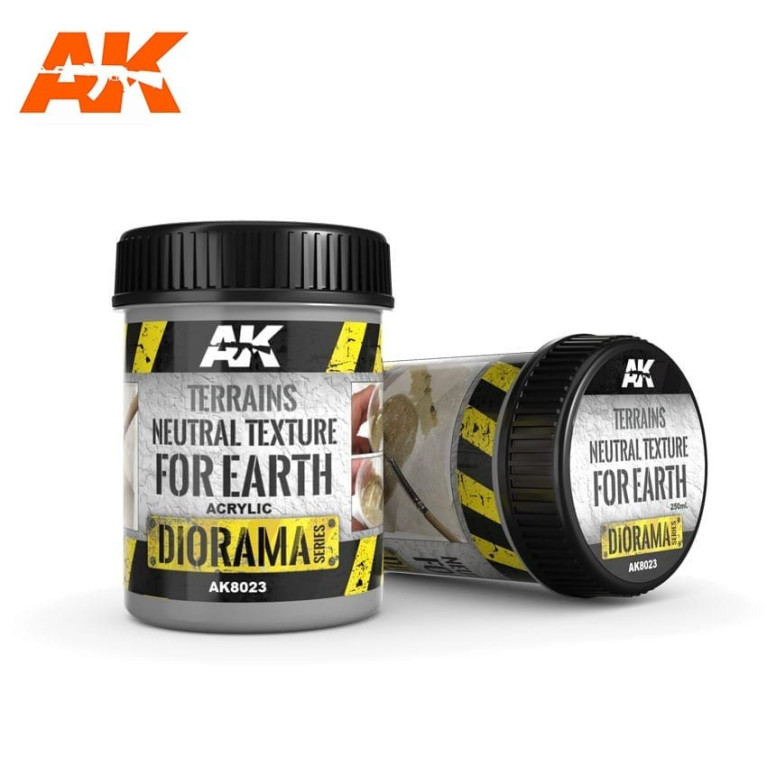 Terrains texture neutre (base) 250ml (Acrylique) AK Interactive AK-8023