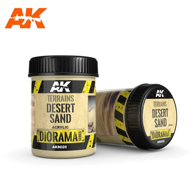 Terrains sable du désert - 250ml (Acrylique) AK Interactive AK-8020 Terrains sable du désert - 250ml (Acrylique) AK Interactive AK-8020