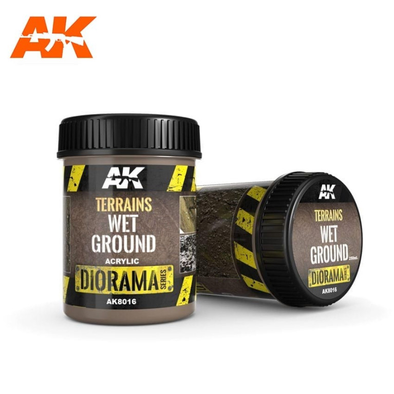 Terrains sols humides - 250ml (Acrylique) AK Interactive AK-8016 Terrains sols humides - 250ml (Acrylique) AK Interactive AK-8016