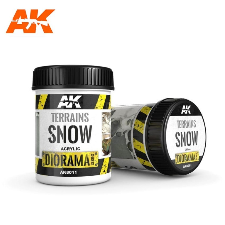 Terrains Neige - 250ml (Acrylique) AK Interactive AK-8011