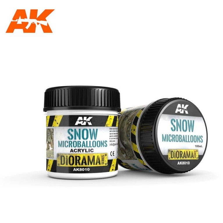 Microbilles de neige - 100ml AK Interactive AK-8010 Microbilles de neige - 100ml AK Interactive AK-8010
