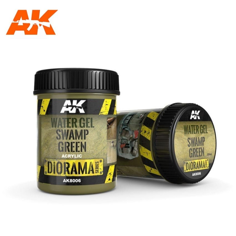 Eaux Vert Marais en Gel - 250ml (Acrylique) AK Interactive AK-8006 Eaux Vert Marais en Gel - 250ml (Acrylique) AK Interactive AK-8006