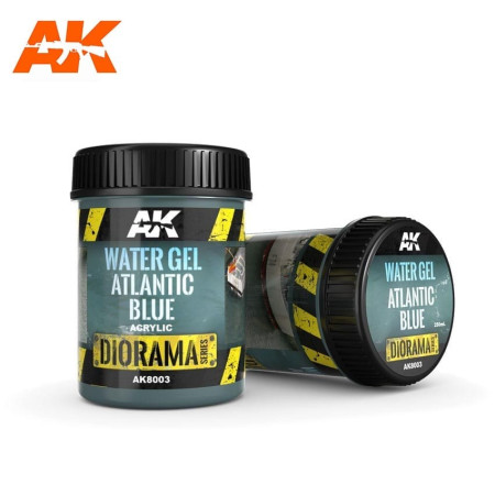 Eaux Bleu Atlantique en Gel - 250ml (Acrylique) AK Interactive AK-8003 Eaux Bleu Atlantique en Gel - 250ml (Acrylique) AK Interactive AK-8003