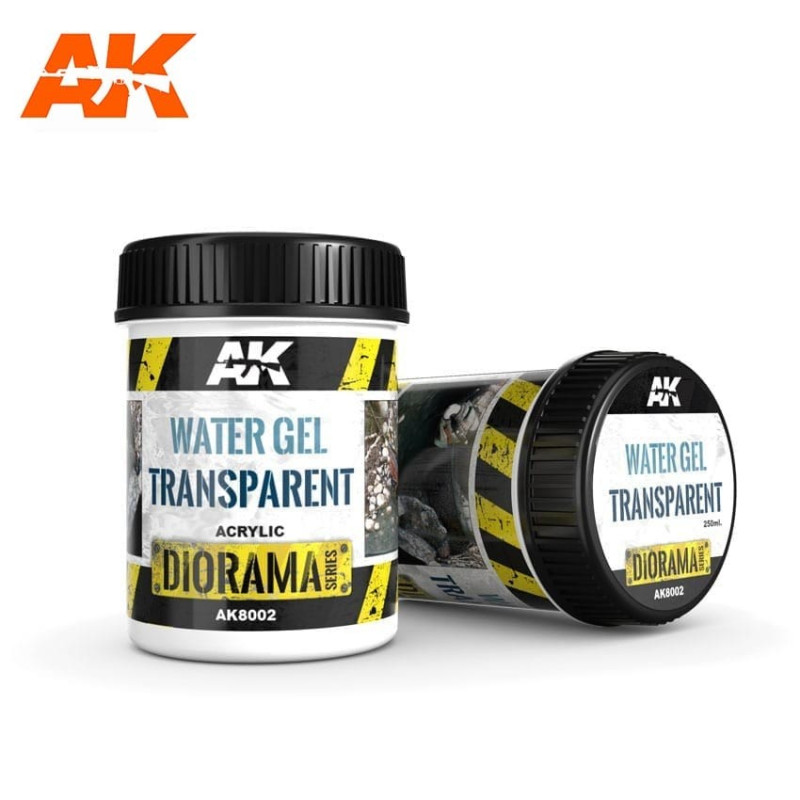 Eaux Transparentes en Gel - 250ml (Acrylique) AK Interactive AK-8002