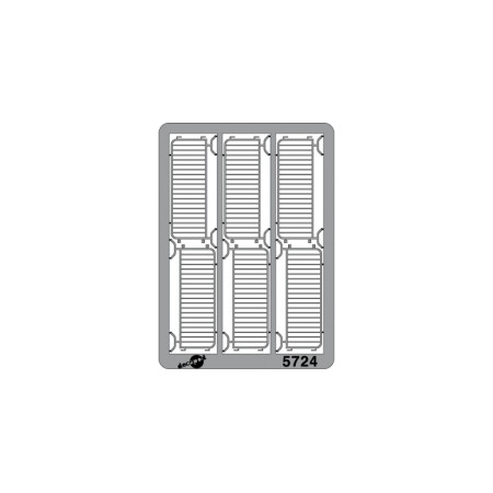 Police barriers (6 pcs) H0 Decapod 5724 - Maketis Police barriers (6 pcs) H0 Decapod 5724 - Maketis