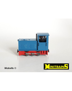 Locotracteur diesel Ns2f bleu H0e Minitrains 2023 - Maketis