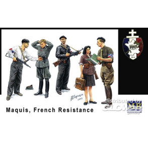 Maquis résistance français 1/35 Master Box Ltd MB3551 - Maketis