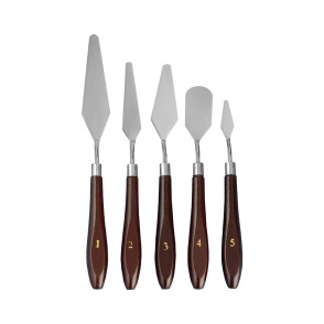 Set de 5 spatules d'artiste Donau 18795