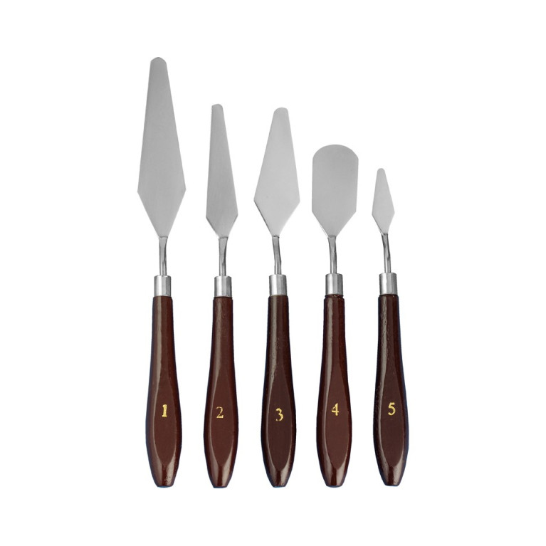 Set de 5 spatules d'artiste Donau 18795