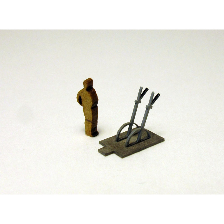 Leviers d'aiguillages (x12) HO Cités Miniatures ED-026-L - Maketis