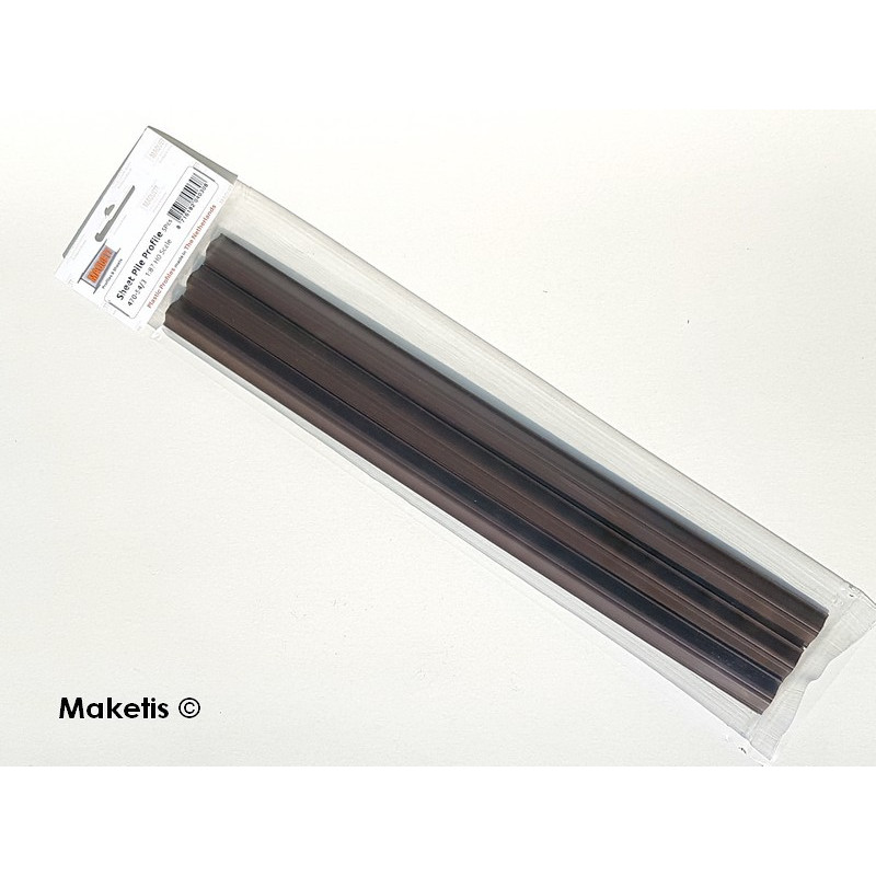 Spundwandprofil H0 (1:87) 5 Stk 33 cm Maquett 470-54/3 - Maketis