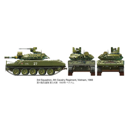 Char M551 Sheridan Vietnam 1/35 Tamiya 35365 Char M551 Sheridan Vietnam 1/35 Tamiya 35365