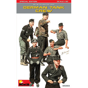 Equipage de char Allemand WWII édition spéciale 1/35 Miniart 35283 - Maketis