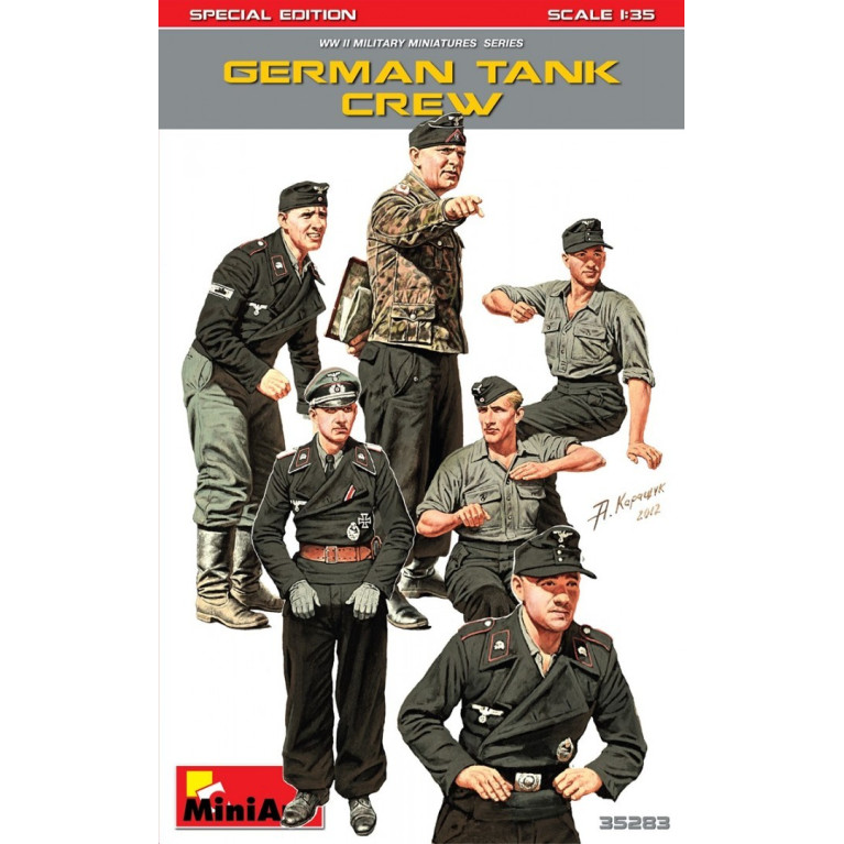 Equipage de char Allemand WWII édition spéciale 1/35 Miniart 35283 - Maketis