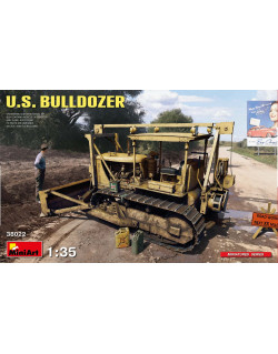 Bulldozer US et jeux de jerrycans 1/35 Miniart 38022 - Maketis