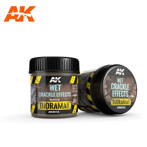 WET CRACKLE EFFECTS  100ml (Acrylique) AK Interactive AK-8034