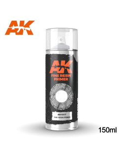 Bombe d'apprêt Gris spécial résine 150ml AK Interactive AK1017