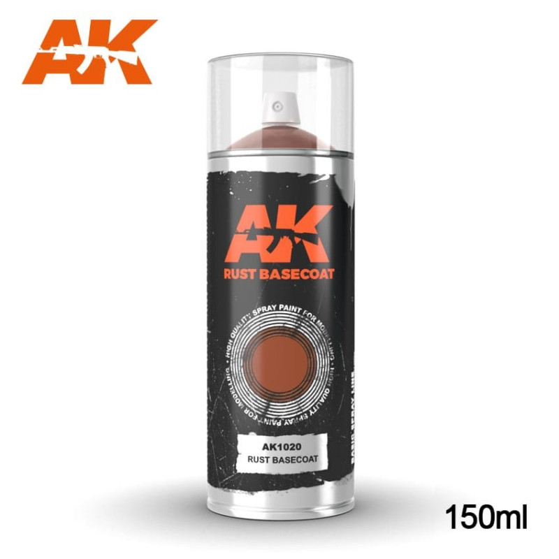 Bombe de peinture Rouille mat 150 ml AK Interactive AK1020