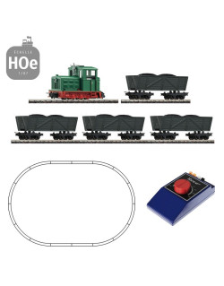 Coffret Analogique Roco HOe Train de marchandises Diesel III-VI 31034 - Maketis