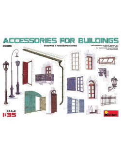 Accessoires pour bâtiments urbains 1/35 MiniArt 35585