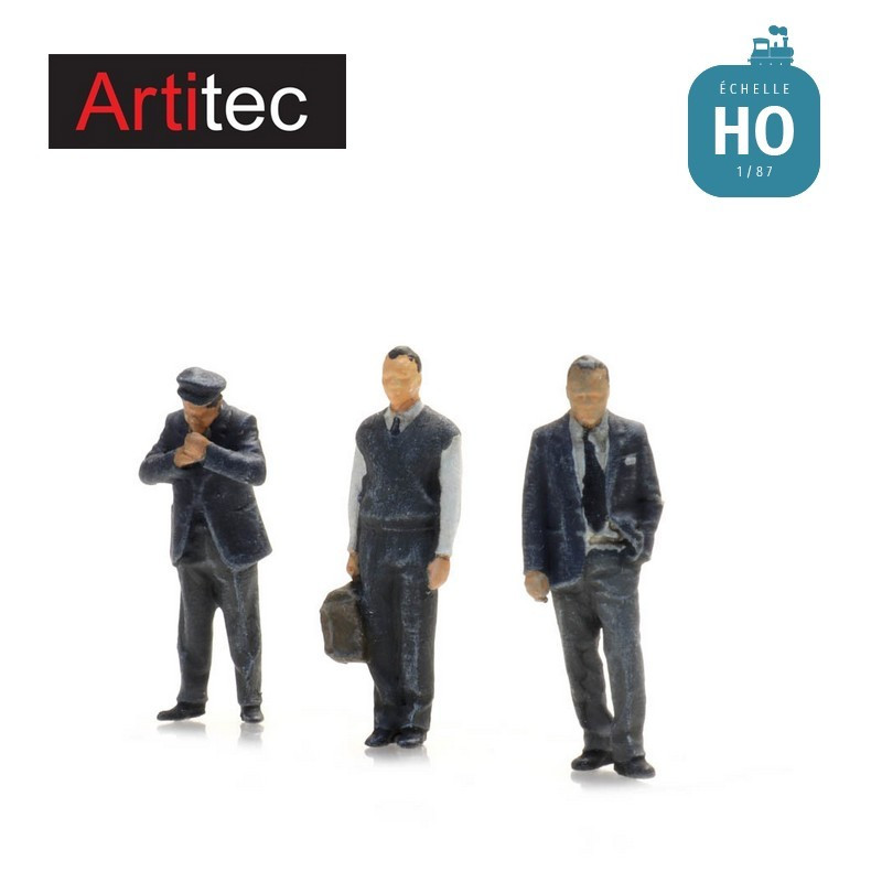 Conducteurs de bus debout HO Artitec 587.0002