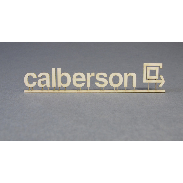 Lettrage Calberson & logo – Echelle N Cités Miniatures ED-043-N