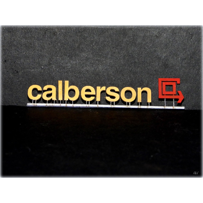 Lettrage Calberson & logo – Echelle N Cités Miniatures ED-043-N