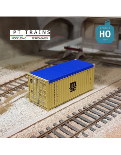 Container 20´OT MSC (MSCU2508996) HO PT TRAINS 820501.1 - Maketis