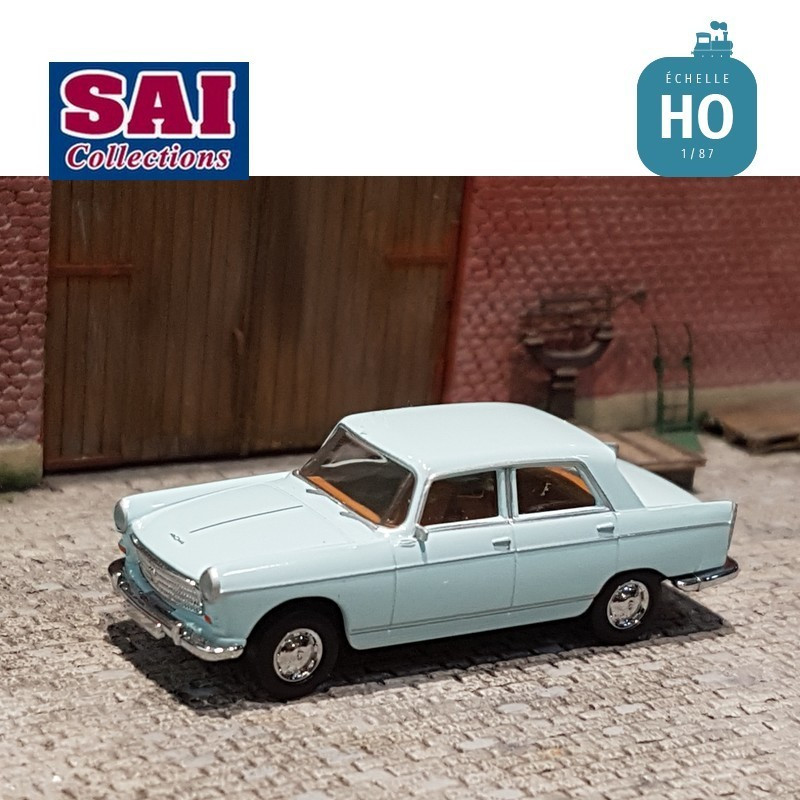 Peugeot 404, bleu pastel Brekina SAI 2321