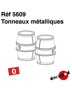Metal barrels (4 pcs) 0 Decapod 5609 - Maketis