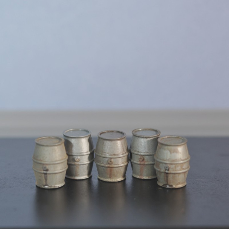 Metal barrels (4 pcs) 0 Decapod 5609 - Maketis Metal barrels (4 pcs) 0 Decapod 5609 - Maketis