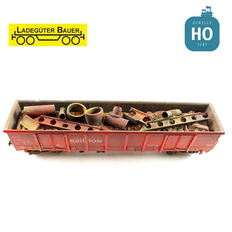 Schrott für Eanos-x Drehgestell-LKW H0 Ladegüter Bauer H01010 - Maketis