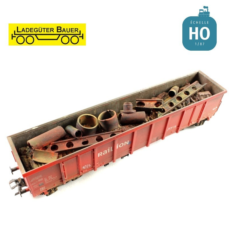Schrott für Eanos-x Drehgestell-LKW H0 Ladegüter Bauer H01010 - Maketis