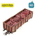Brick rubble for open freight cars H0 Ladegüter Bauer H01184 - Maketis